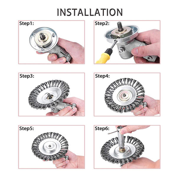 Garron™ Karbonstål Ugressbørste & Trimmer Skanto