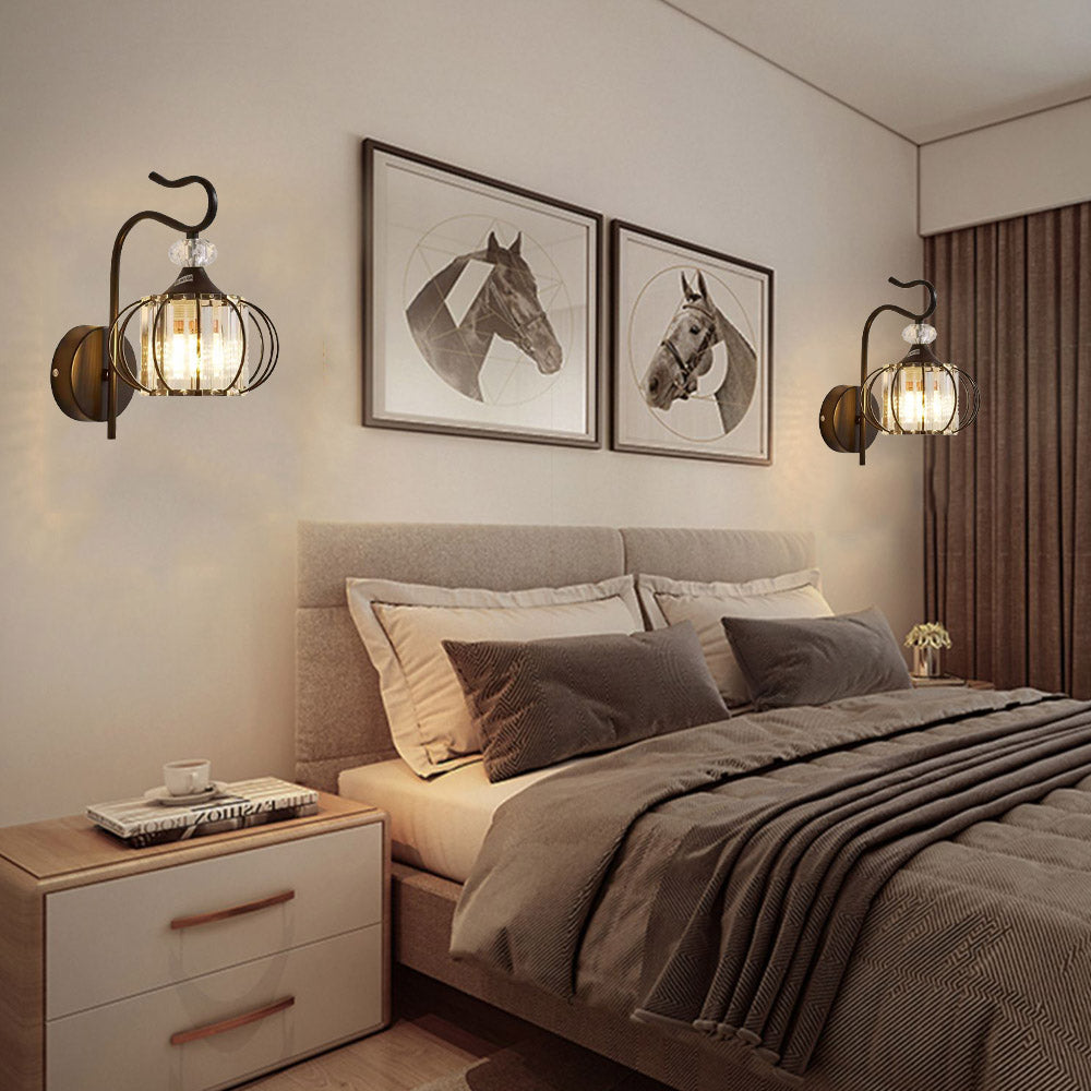 Skanto | Industriell Jern Kunstnerisk LED Vegglampe