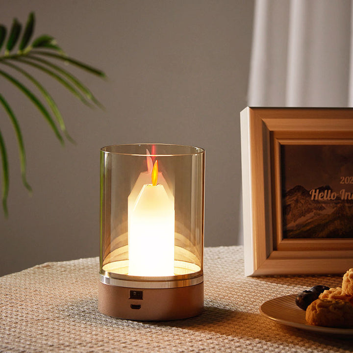 Trådløs LED Mini Lampe – Stemningslys for Fest, Middag og Dekorasjon | Skanto