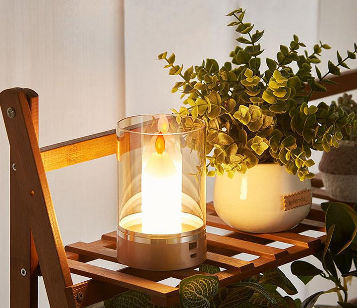 Trådløs LED Mini Lampe – Stemningslys for Fest, Middag og Dekorasjon | Skanto