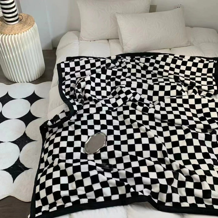 Skanto | PlaidComfort | Fleece teppe rutet