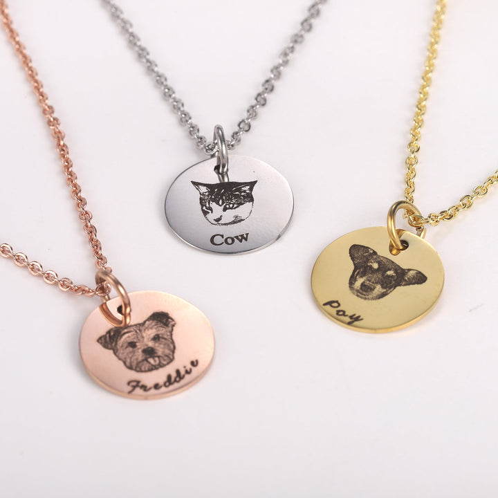 Custom Pet Memorial Necklace Skanto