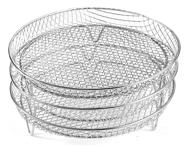 Stabelbare Air Fryer Racks | Plassbesparende steking gjort enkelt | Skanto