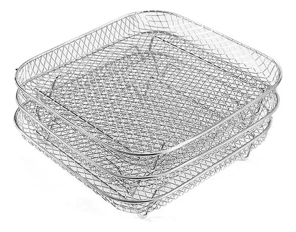 Stabelbare Air Fryer Racks | Plassbesparende steking gjort enkelt | Skanto