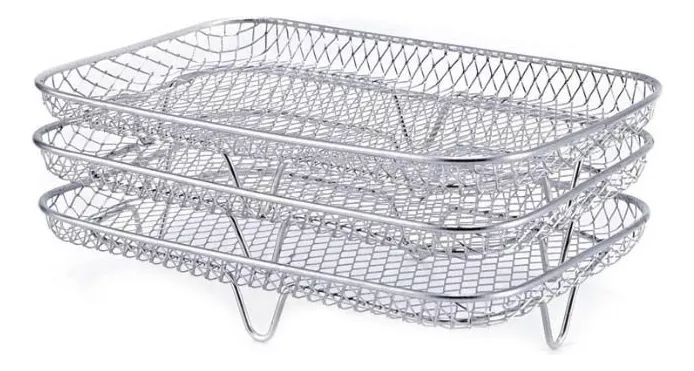 Stabelbare Air Fryer Racks | Plassbesparende steking gjort enkelt | Skanto