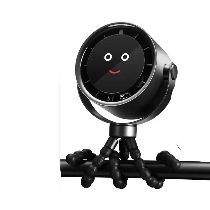 Skanto | Mini USB-vifte med batteri, fleksibel montering og mobilitet