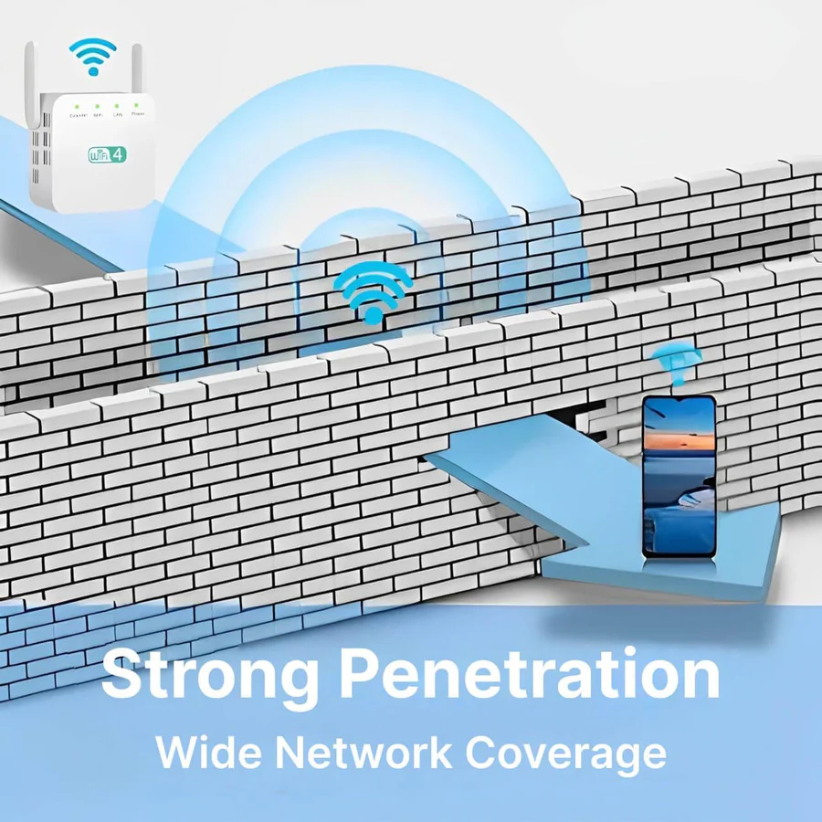 Skanto | Kraftig langdistanse WiFi-repeater