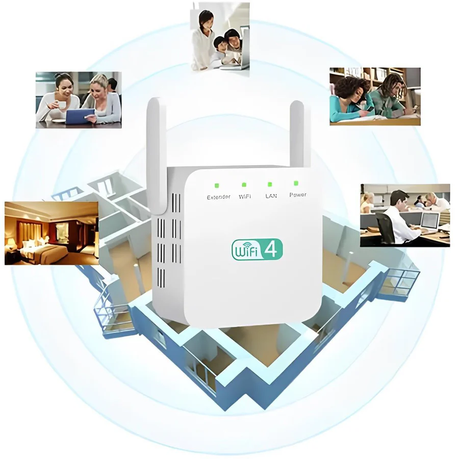 Skanto | Kraftig langdistanse WiFi-repeater