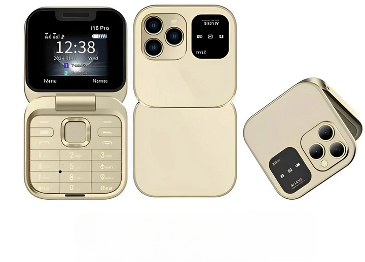 Skanto | Sammenleggbar Dual SIM Telefon – Lang Batteritid & Lett