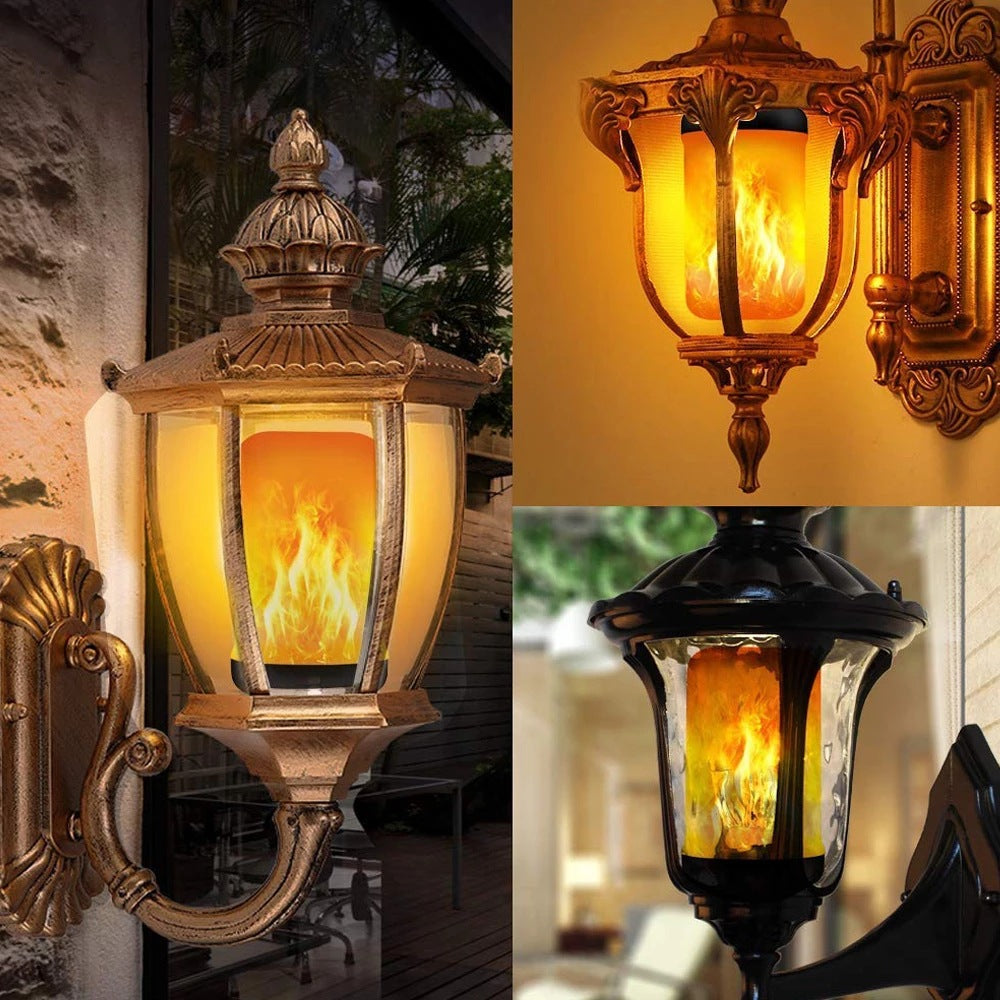 LED FLAME LIGHT PARTY LAMP - 4 MODUSER BRANN SIMULERING | Skanto