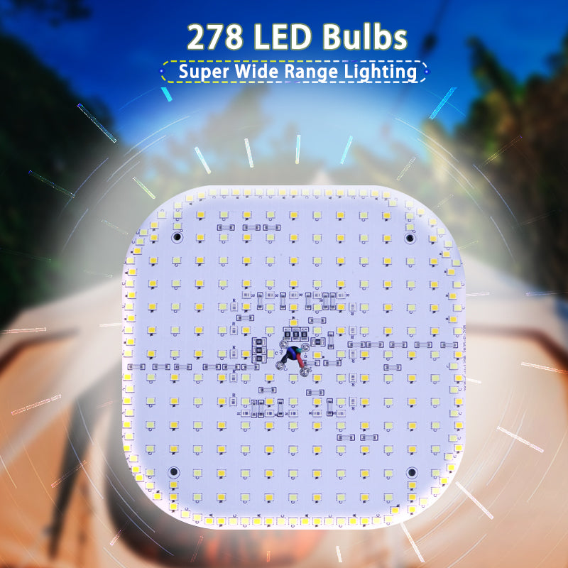 Oppladbar LED Campinglampe med Magneter Skanto