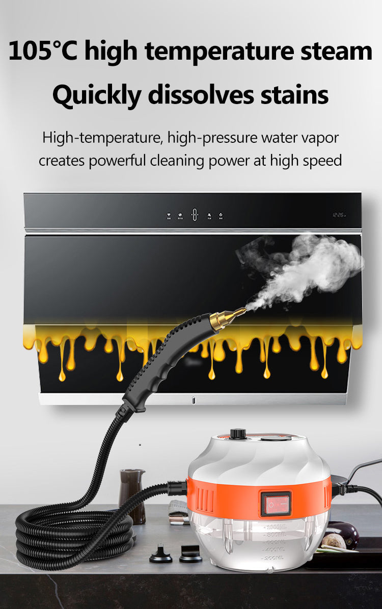 Skanto | 2800W Høytrykks Dampvasker – Kraftig Hjem- og Bilvasker