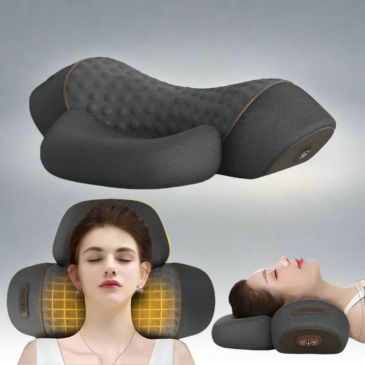 Skanto | Elektrisk Hode- og Nakke Massasjepute Cervical Pillow