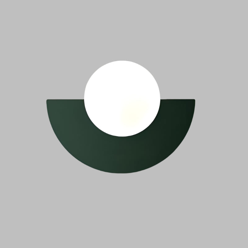 Skanto | Semi-sirkulær Vegglampe i Skandinavisk Stil Minimalisme og Varm Lys