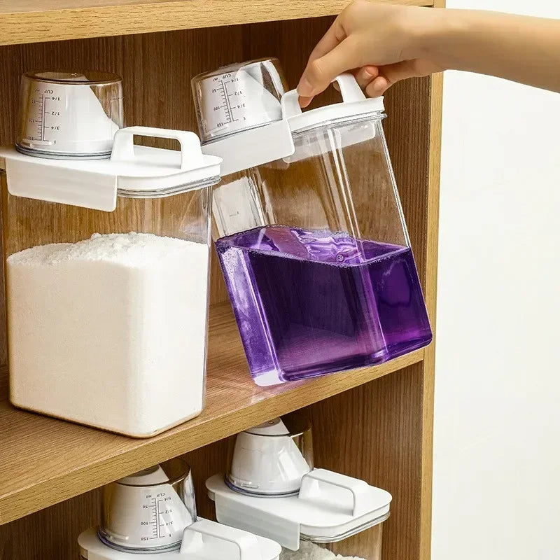 Skanto | Lufttett Vaskemiddel Dispenser Oppbevaring