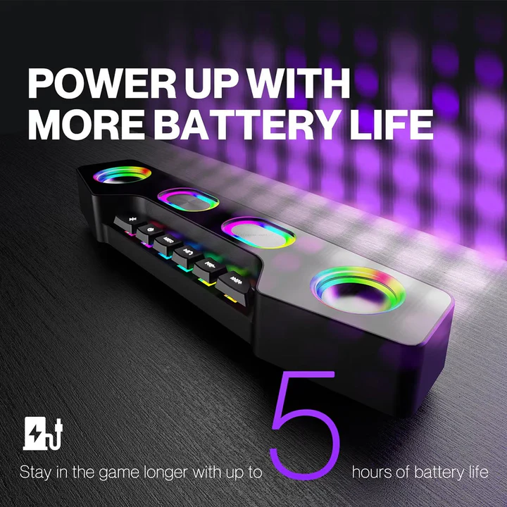 Skanto | Bluetooth Desktop Høyttaler med RGB-effekter