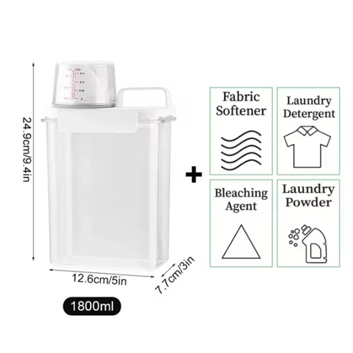 Skanto | Lufttett Vaskemiddel Dispenser Oppbevaring