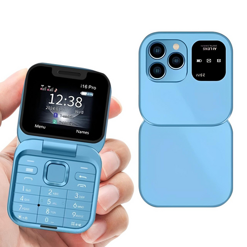 Skanto | Sammenleggbar Flip-Telefon Dual SIM | 1,77
