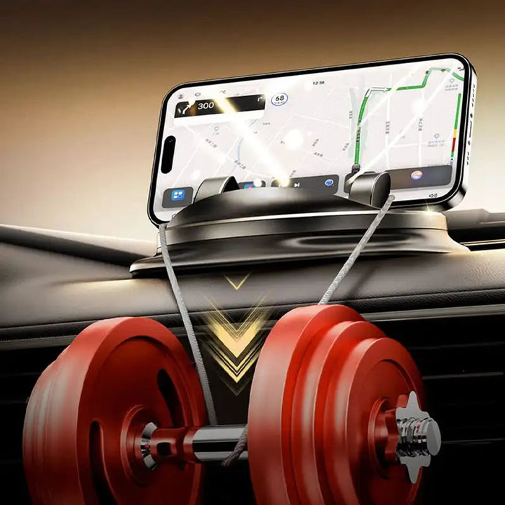 Skanto | 360° RotateX – Universal roterende biltelefonholder | Sikker og justerbar festemekanisme for alle smarttelefoner