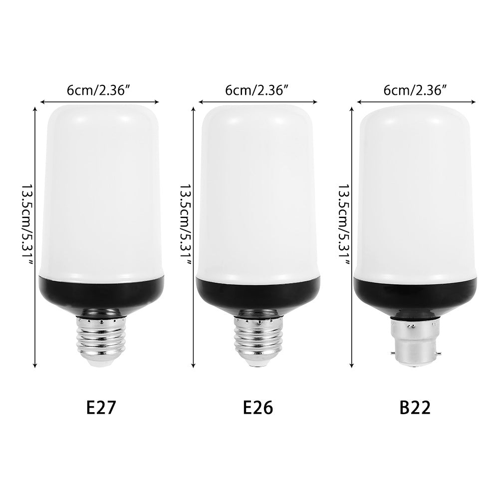 LED FLAME LIGHT PARTY LAMP - 4 MODUSER BRANN SIMULERING | Skanto