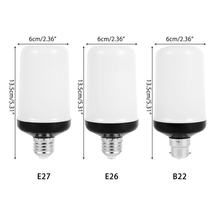 LED FLAME LIGHT PARTY LAMP - 4 MODUSER BRANN SIMULERING | Skanto