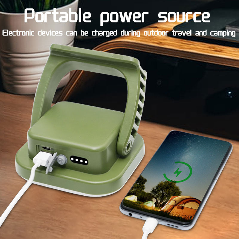 Oppladbar LED Campinglampe med Magneter Skanto