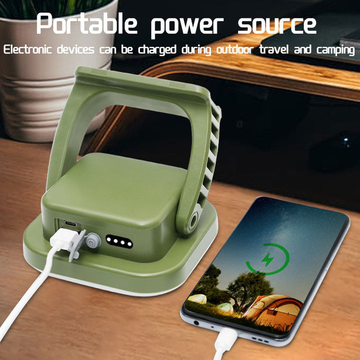 Oppladbar LED Campinglampe med Magneter Skanto