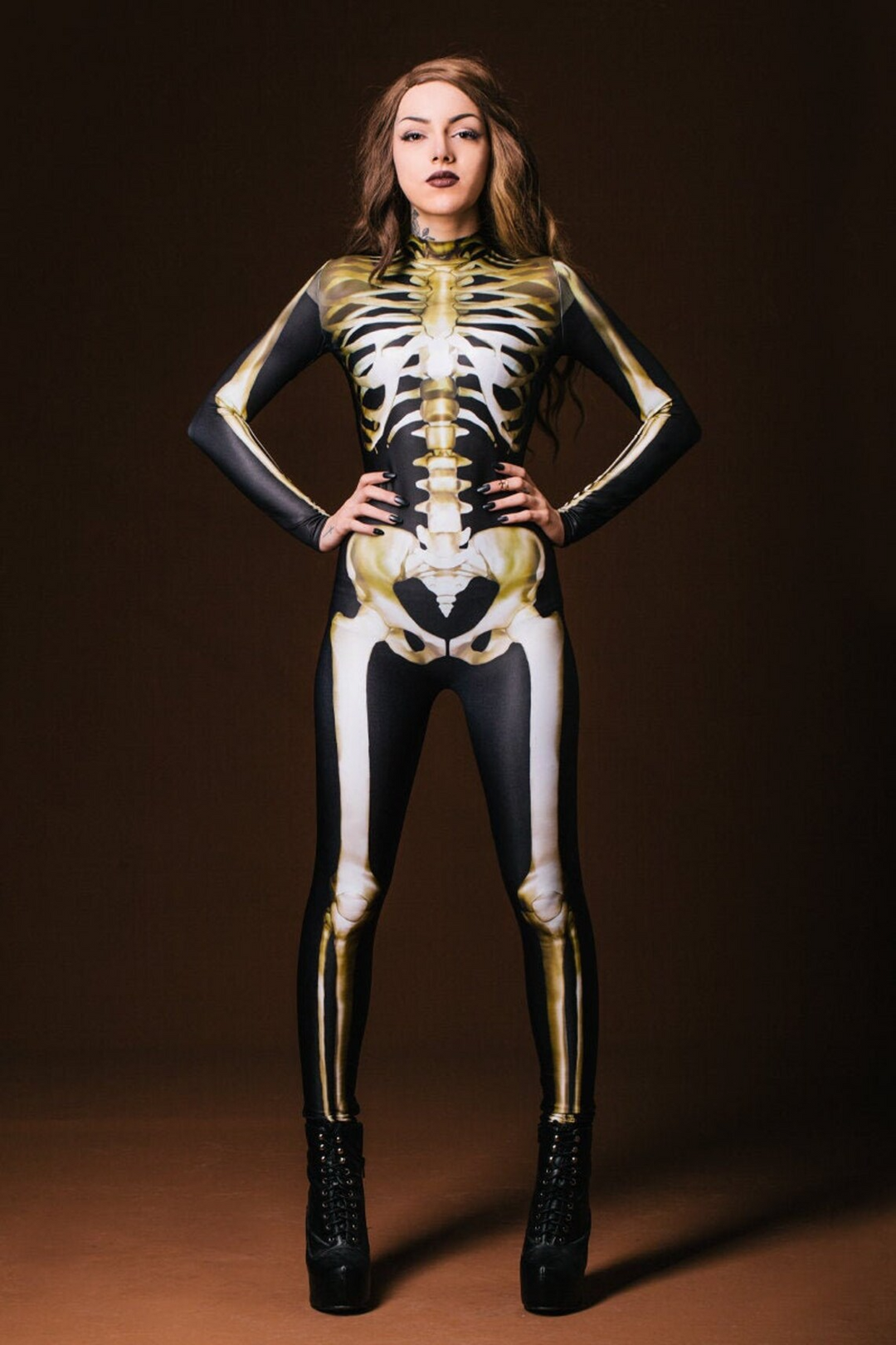 Skanto | GlowInTheDark BoneCurve Skjelettkostyme