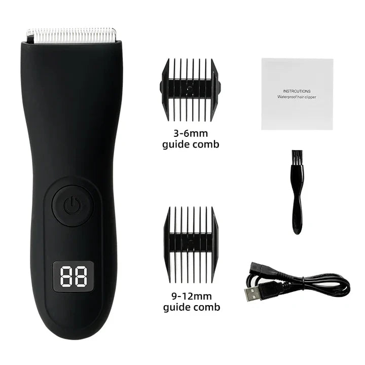 Skanto | Herres kroppshårtrimmer og kvinner razor med bikinivedlegg