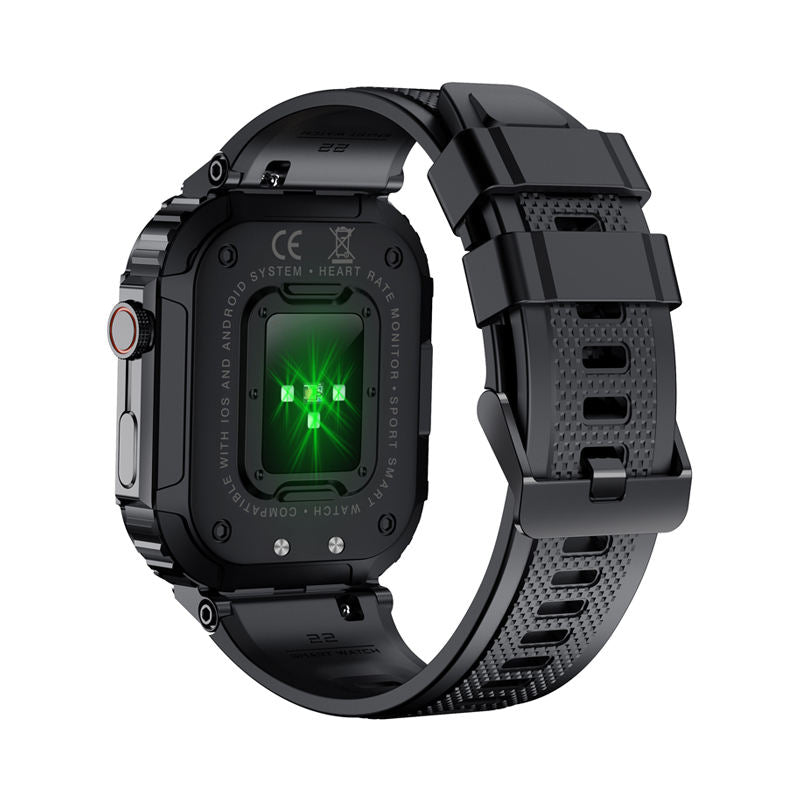 Slitesterk Smartwatch – Vanntett beskyttelse med militærgrad holdbarhet Skanto