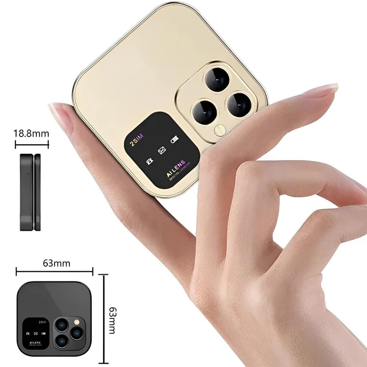 Skanto | Sammenleggbar Dual SIM Telefon – Lang Batteritid & Lett