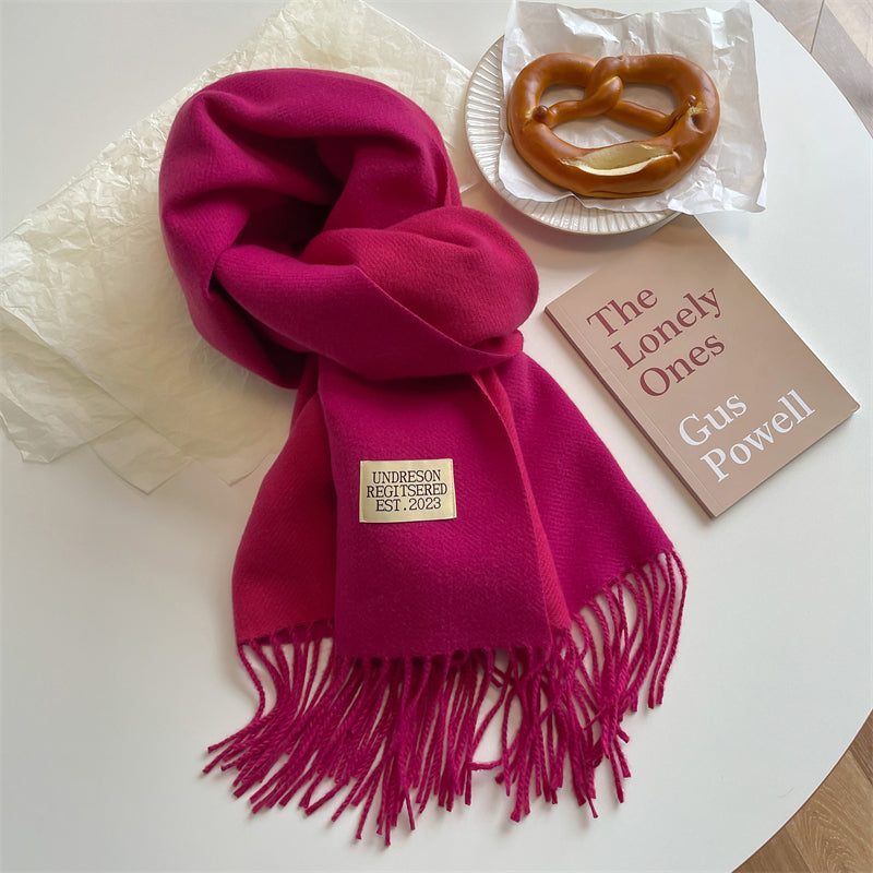 LuxeTwist Skjerf - Elegant Reversibel Pashmina Skanto