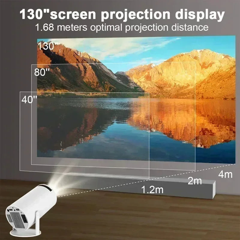 Skanto | Hjemmekino 4K-projektor for spilling og utendørs filmer