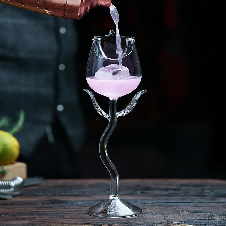 Skanto | 2Pcs Rosformet Vin Glass