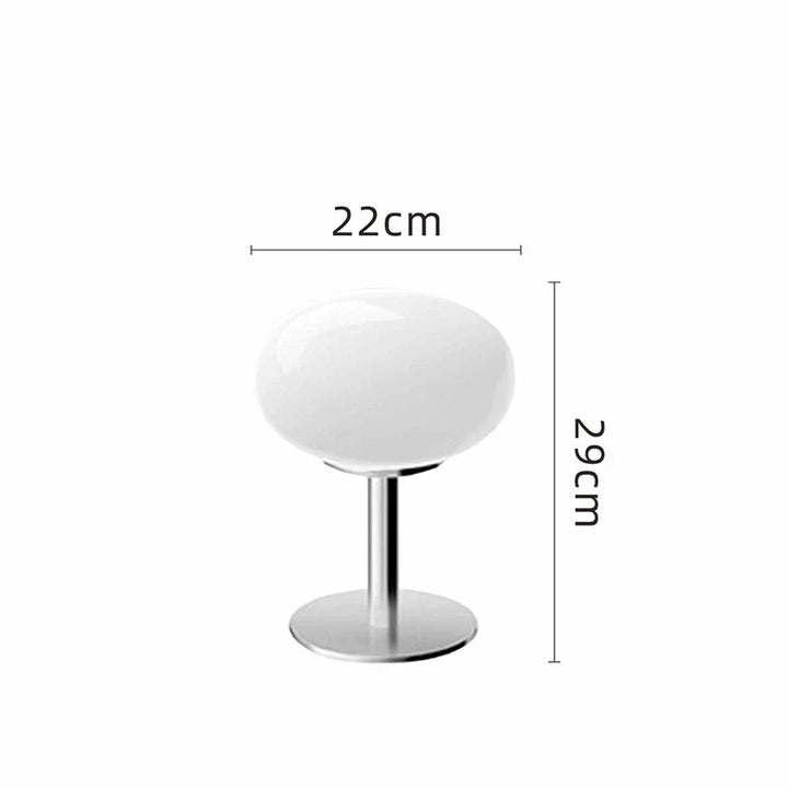 Skanto | DESIGNER GLASS TABLE LAMP - AMBIENT LED LAMP FOR BEDROOM AND STUDY
