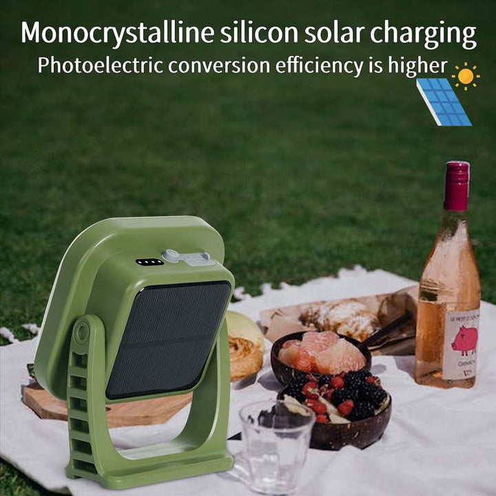 Oppladbar LED Campinglampe med Magneter Skanto