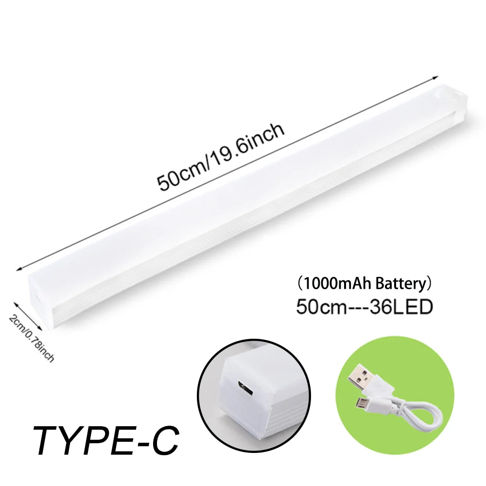 TRÅDLØS LED NATTLAMPE MED BEVEGELSESSENSOR OG OPPLADBATTERI | Skanto