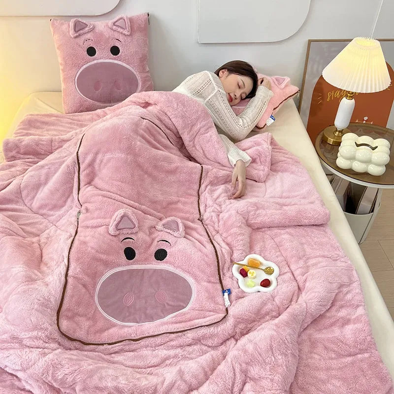 Skanto | Konvertibel CozyNest Teppepute Kombinasjon for Hjemkomfort