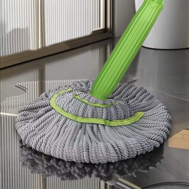 Rask tørking dobbel mopp | Ingen vridning. Ingen stress. | Skanto
