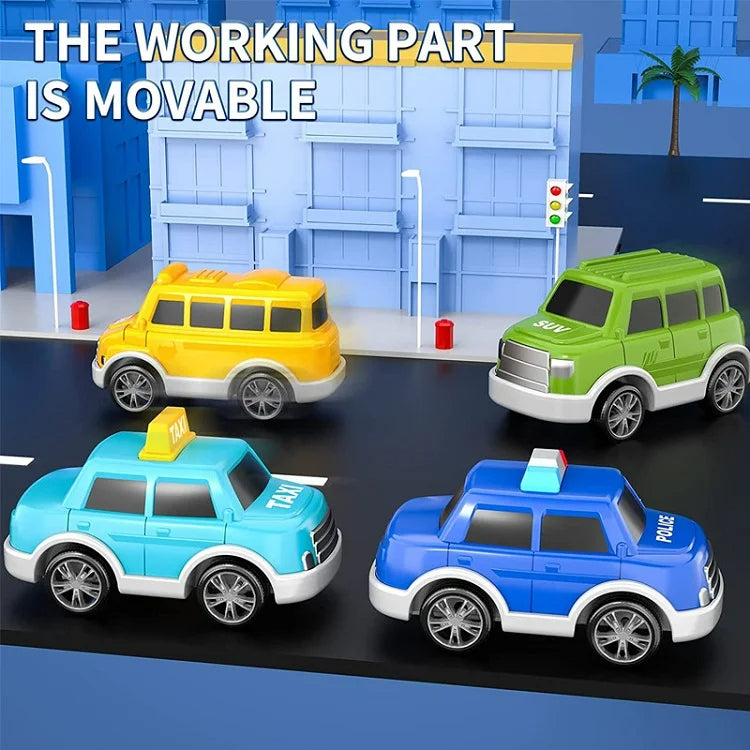 FunCity Trucks - Lekesett med lys og lydeffekter Skanto