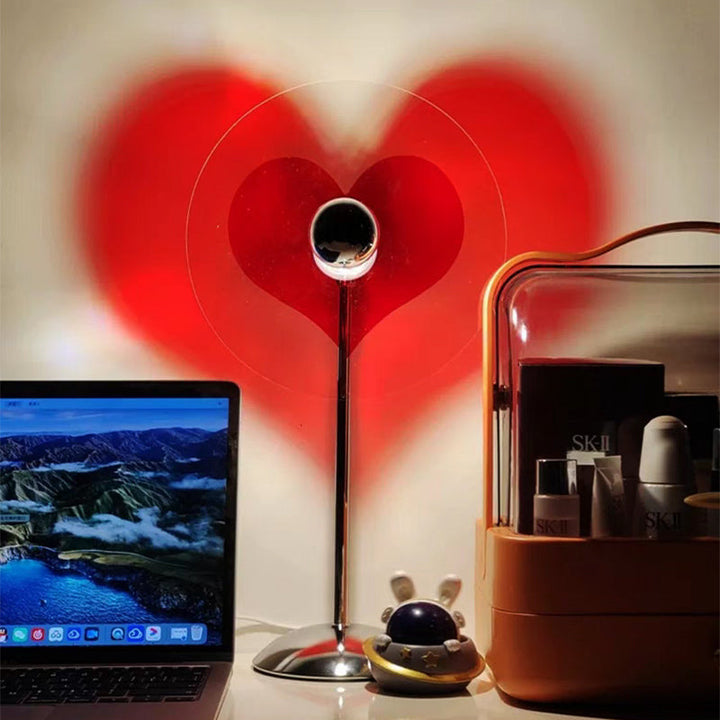 Skanto | Led Hjerte Bordlampe