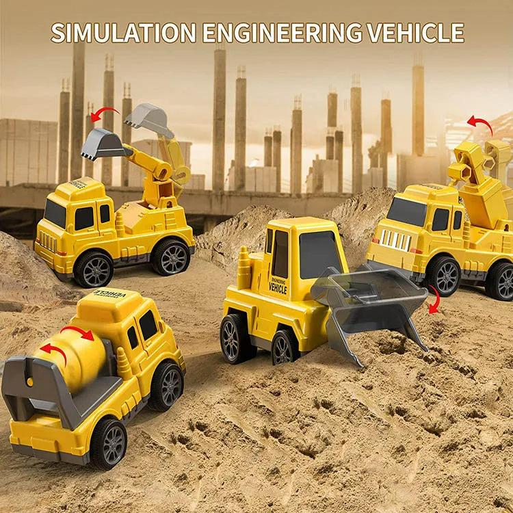 FunCity Trucks - Lekesett med lys og lydeffekter Skanto