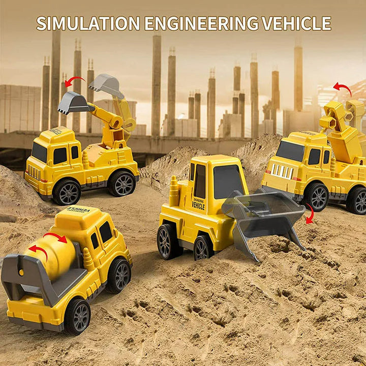 FunCity Trucks - Lekesett med lys og lydeffekter Skanto