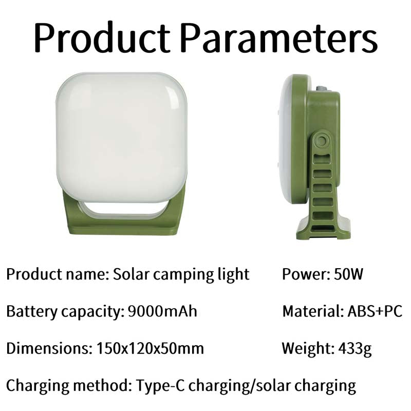 Oppladbar LED Campinglampe med Magneter Skanto