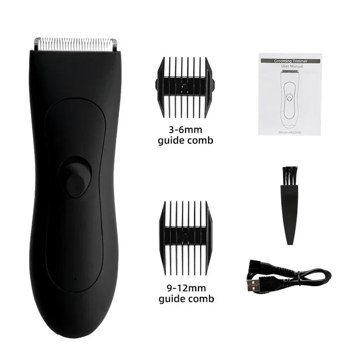 Skanto | Herres kroppshårtrimmer og kvinner razor med bikinivedlegg