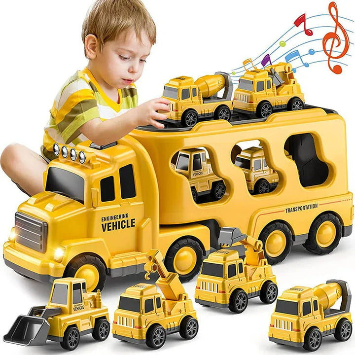FunCity Trucks - Lekesett med lys og lydeffekter Skanto