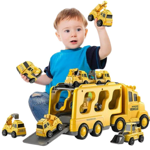 FunCity Trucks - Lekesett med lys og lydeffekter Skanto