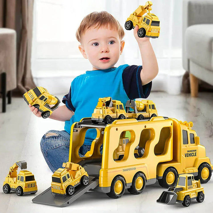 FunCity Trucks - Lekesett med lys og lydeffekter Skanto