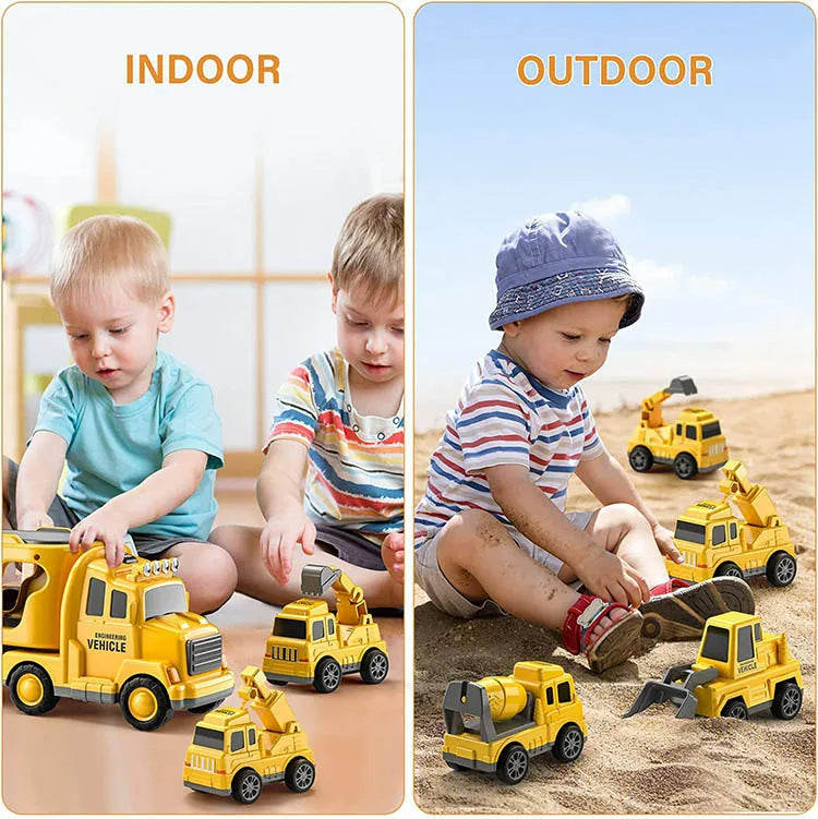 FunCity Trucks - Lekesett med lys og lydeffekter Skanto