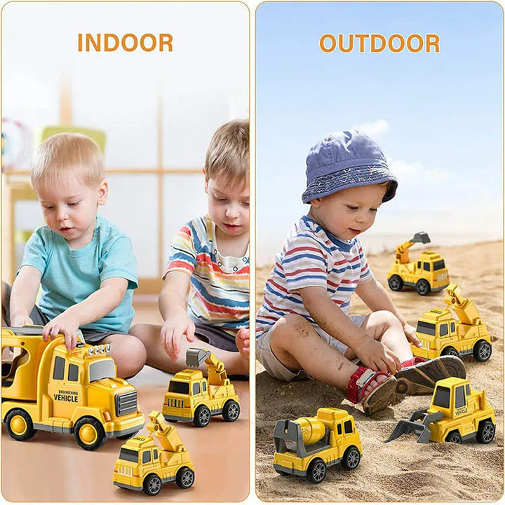 FunCity Trucks - Lekesett med lys og lydeffekter Skanto